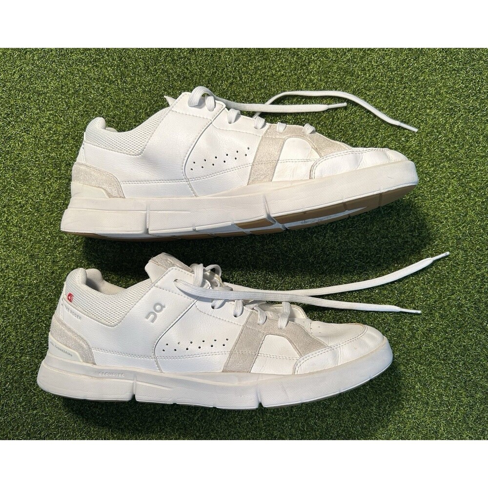 ON The Roger Clubhouse 'White Sand' Men’s Size 13 Tennis Pickleball Shoe 4899144